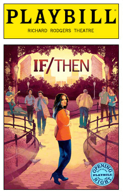 If/Then starring Idina Menzel - Limited Edition Official Opening Night Playbill 